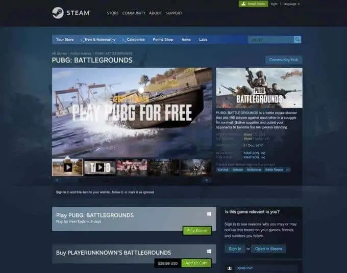Steam 绝地求生限时免费体验 Steam 绝地求生限时免费体验 | 学霸云搜