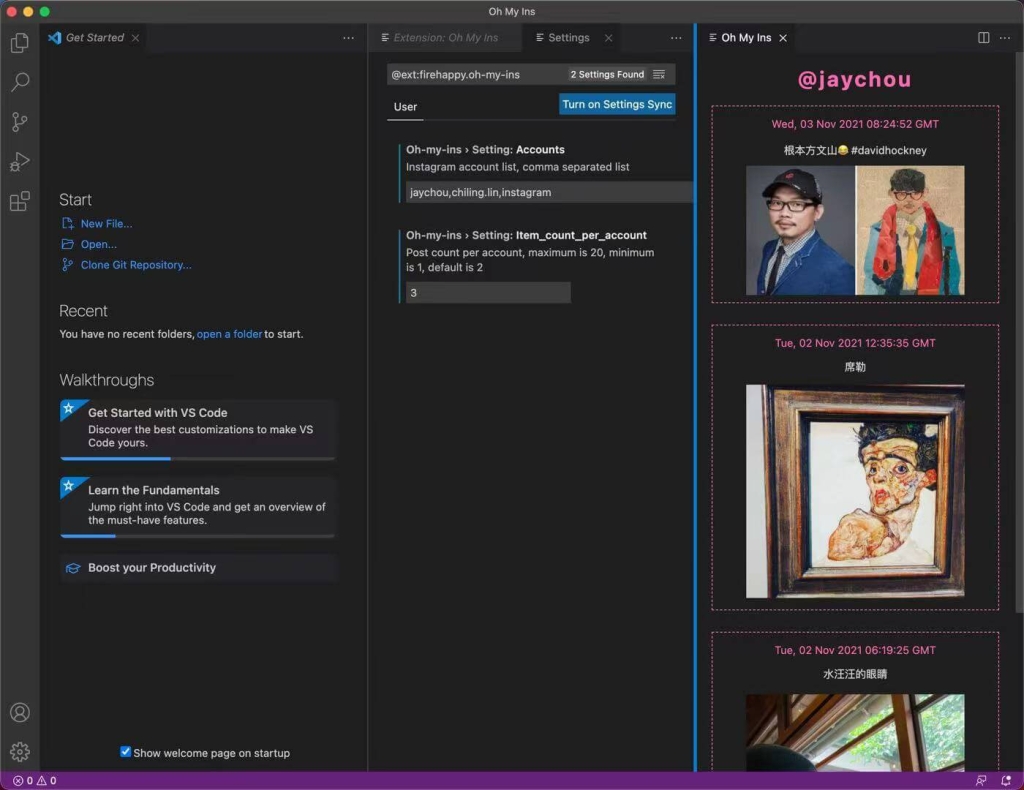 在 Visual Studio Code 刷 Instagram 在 Visual Studio Code 刷 Instagram | 学霸云搜