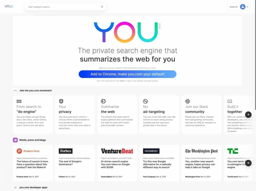 人工智能驱动搜索引擎You.com|网站 人工智能驱动搜索引擎You.com|网站 | 学霸云搜