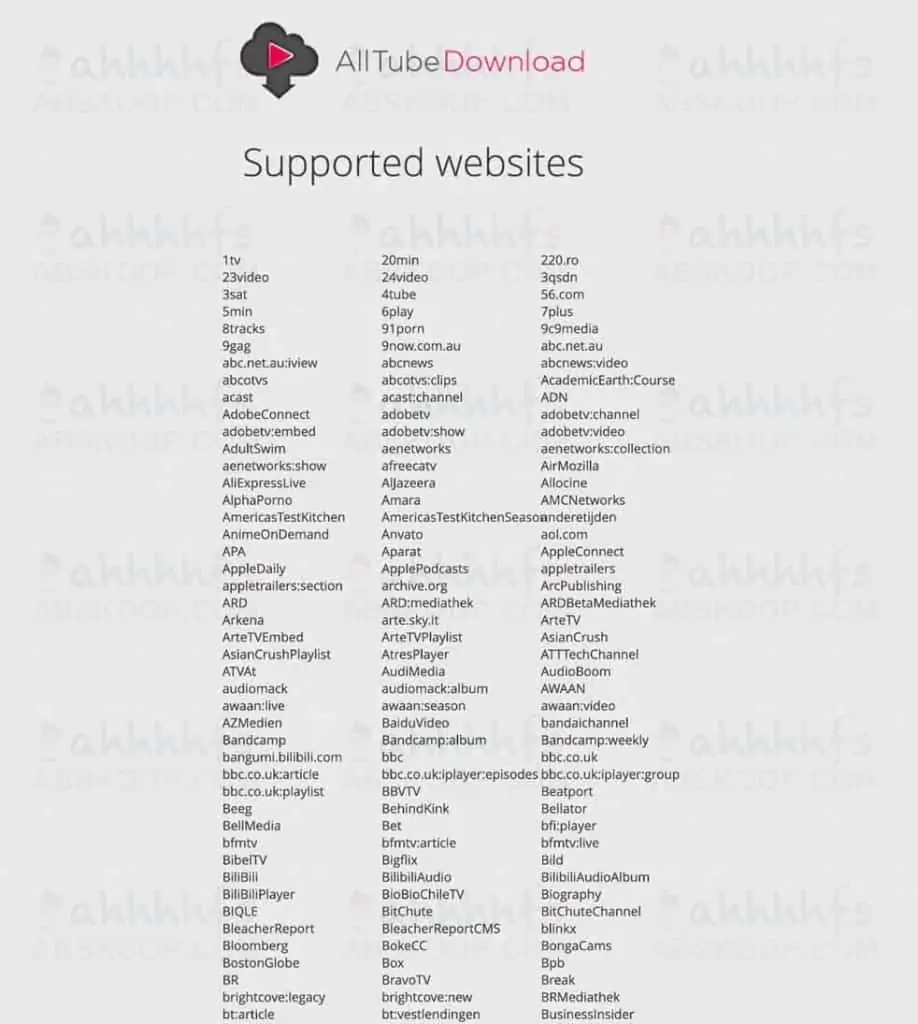 AllTube Download 主流网站视频下载器 AllTube Download 主流网站视频下载器 | 学霸云搜