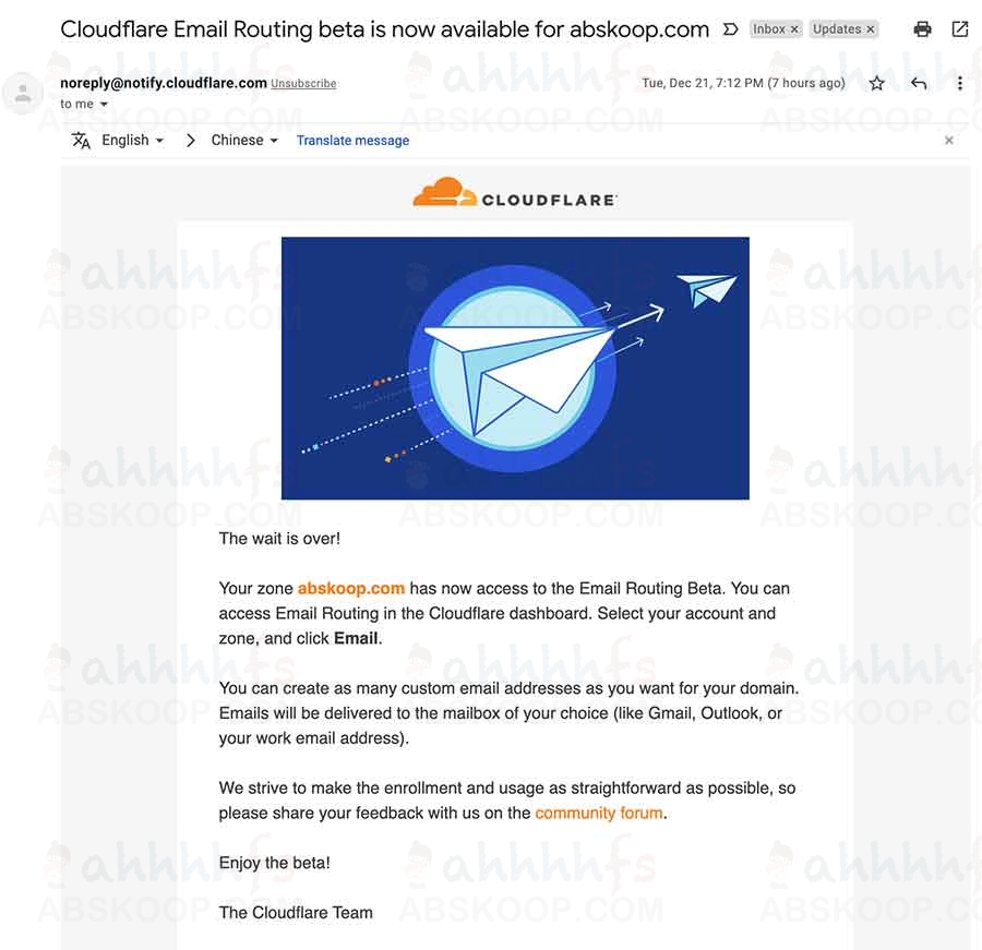 Cloudflare 电子邮件路由 轻松实现邮件转发 Cloudflare 电子邮件路由 轻松实现邮件转发