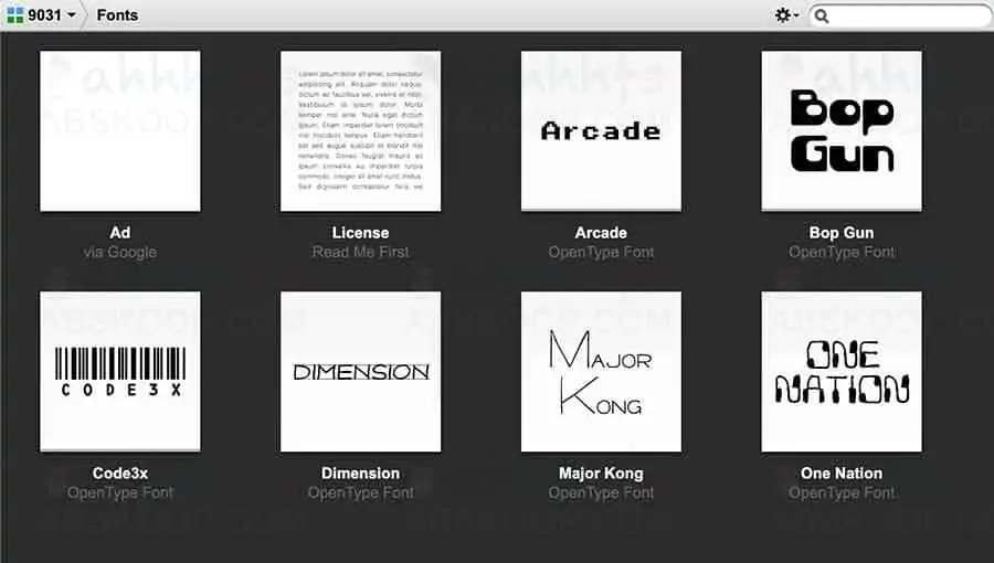 9031 Fonts:六种特殊英文字体免费下载 可商用 9031 Fonts:六种特殊英文字体免费下载 可商用