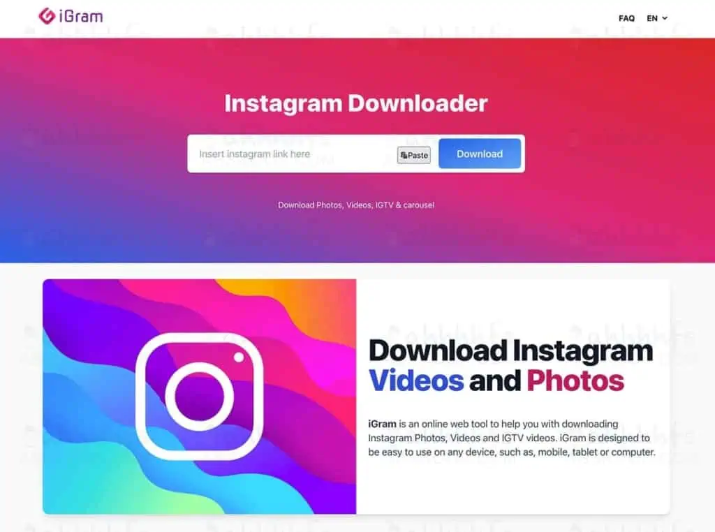 iGram:Instagram下载器 在线下载Instagram视频图片 iGram:Instagram下载器 在线下载Instagram视频图片