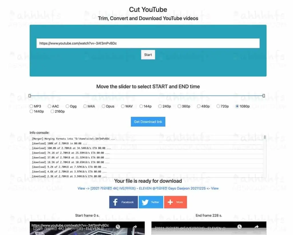 Cut YouTube 免费在线剪辑下载YouTube视频 Cut YouTube 免费在线剪辑下载YouTube视频