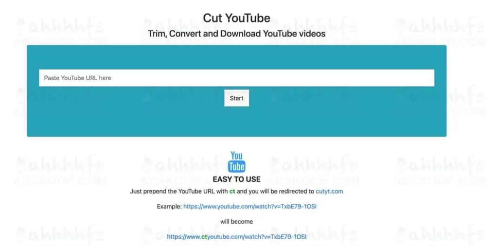 Cut YouTube 免费在线剪辑下载YouTube视频 Cut YouTube 免费在线剪辑下载YouTube视频