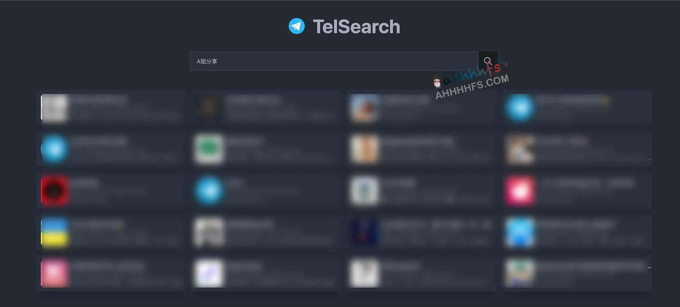 TelSearch,一款电报TG搜索引擎 TelSearch,一款电报TG搜索引擎