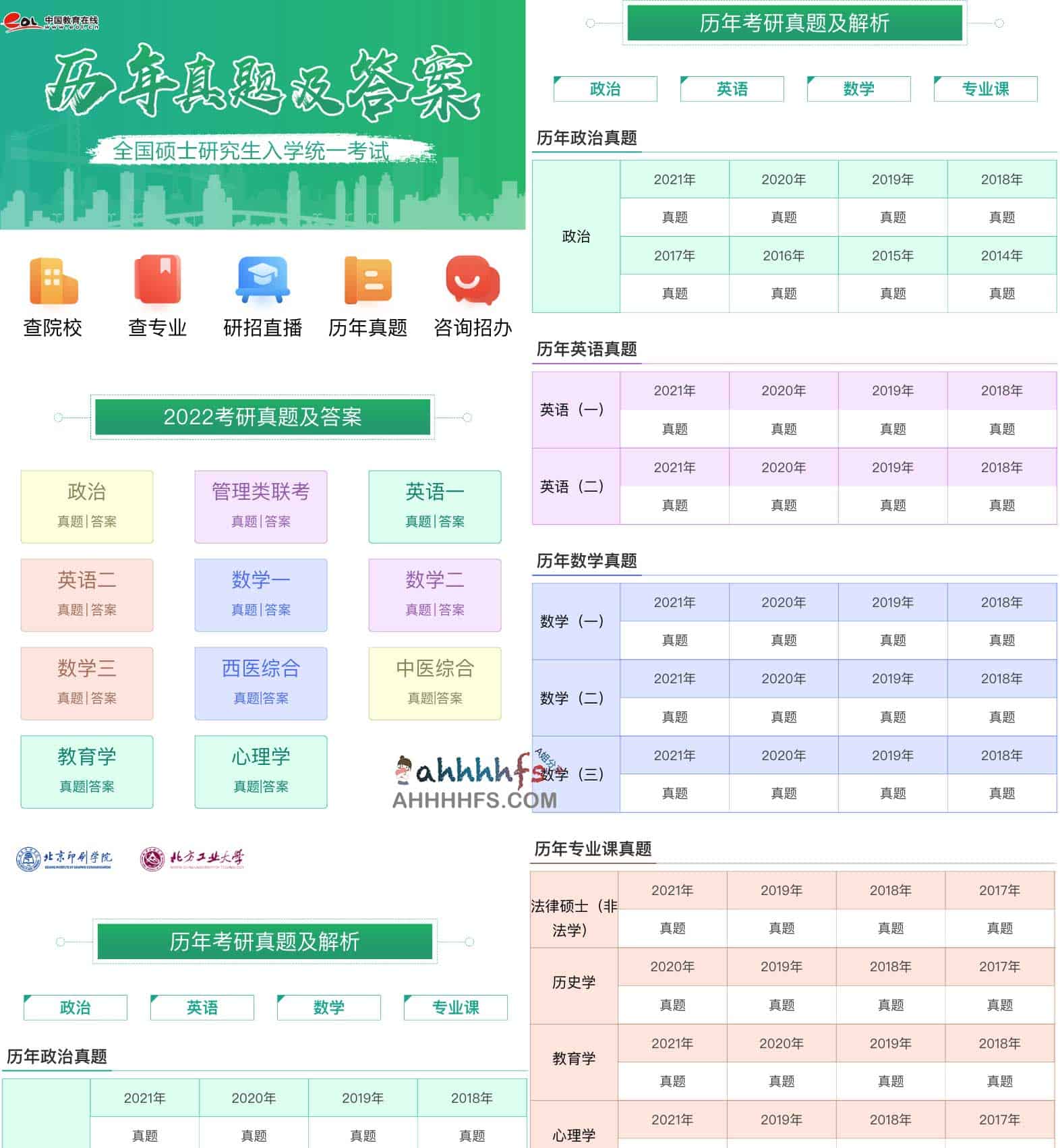 历年考研真题及答案解析 - 中国教育在线 历年考研真题及答案解析 - 中国教育在线