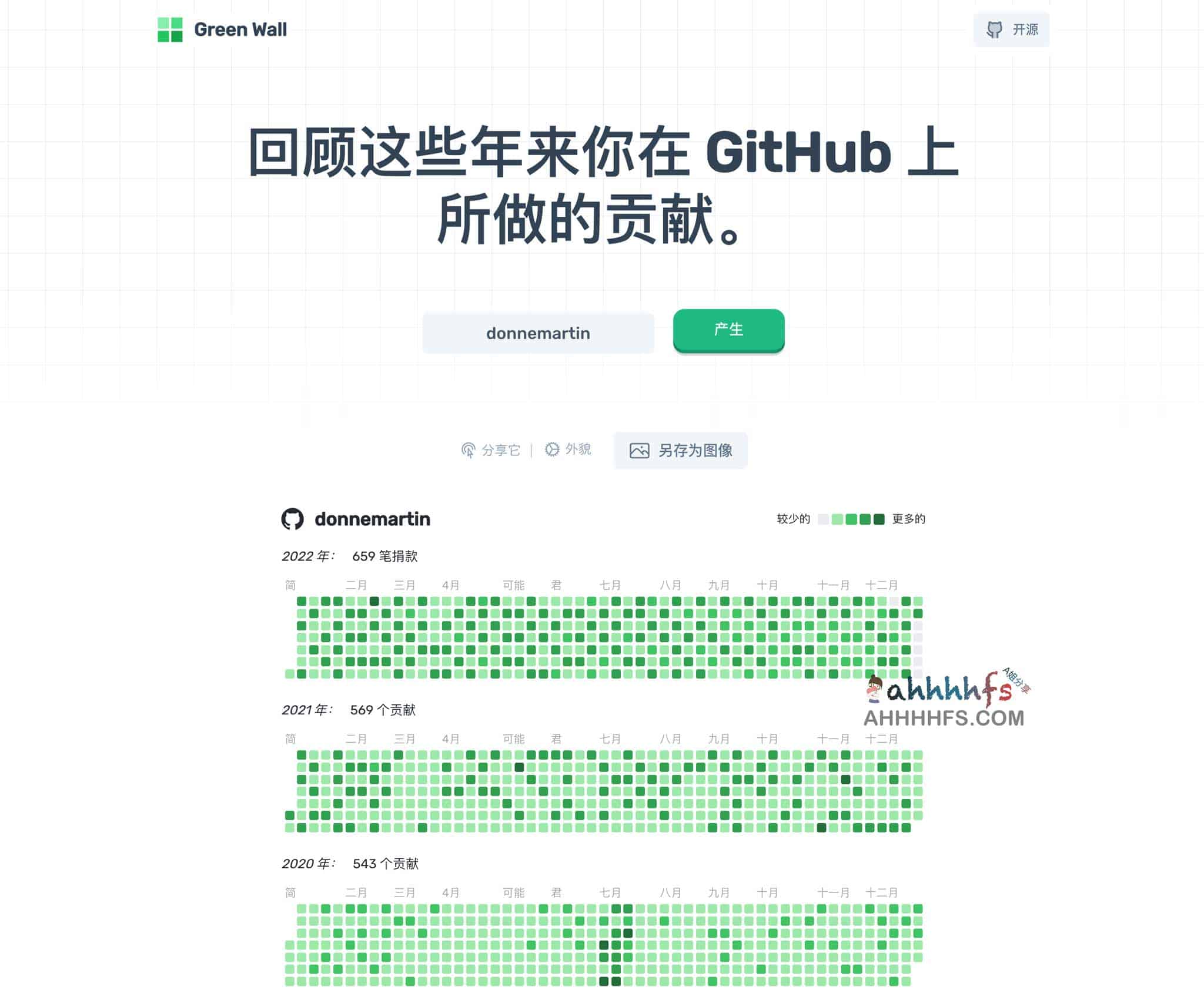 GitHub 贡献图生成器-Green Wall GitHub 贡献图生成器-Green Wall