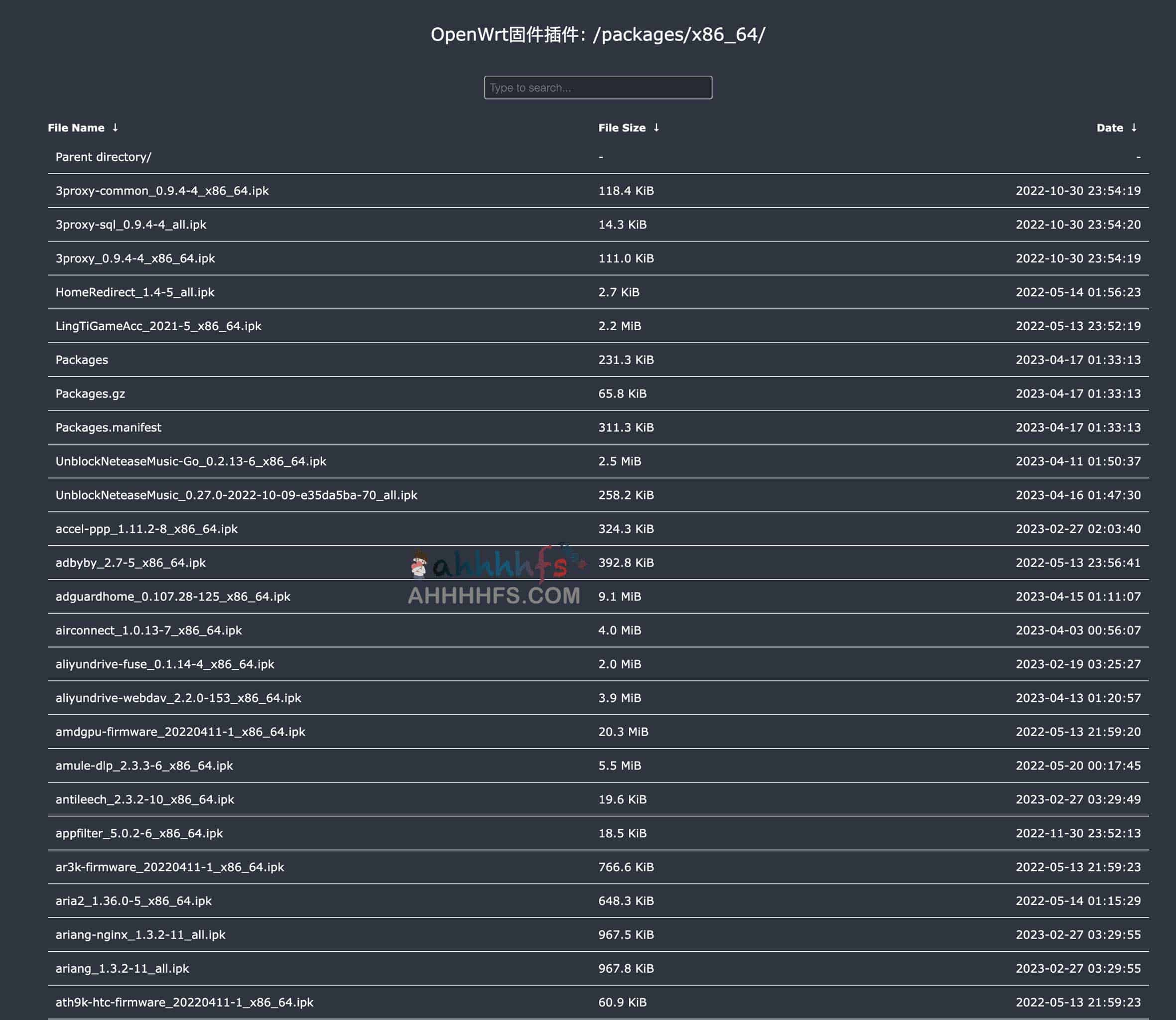 常用OpenWrt固件插件下载列表-Openwrt Packages 常用OpenWrt固件插件下载列表-Openwrt Packages