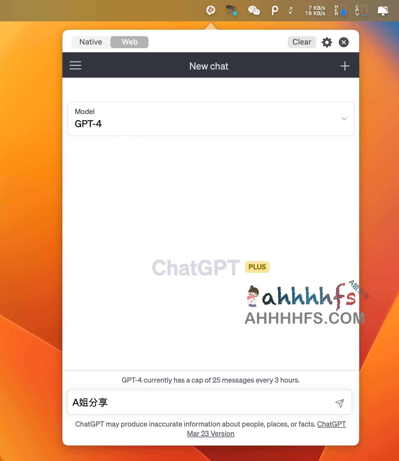 MacGPT-功能强大的ChatGPT客户端 多种方式调用 MacGPT-功能强大的ChatGPT客户端 多种方式调用