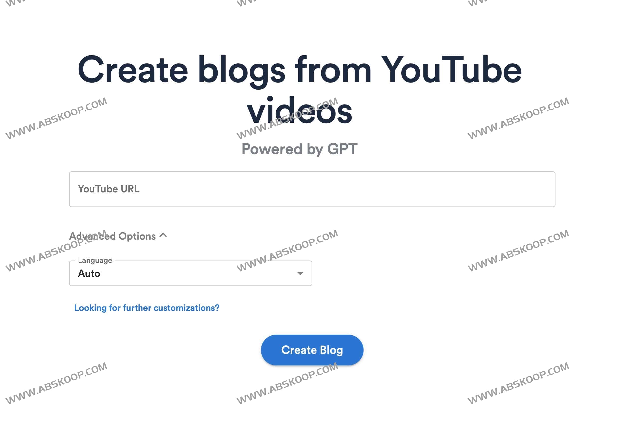 Video To Blog 使用GPT一键将YouTube视频转为文字博客 Video To Blog 使用GPT一键将YouTube视频转为文字博客