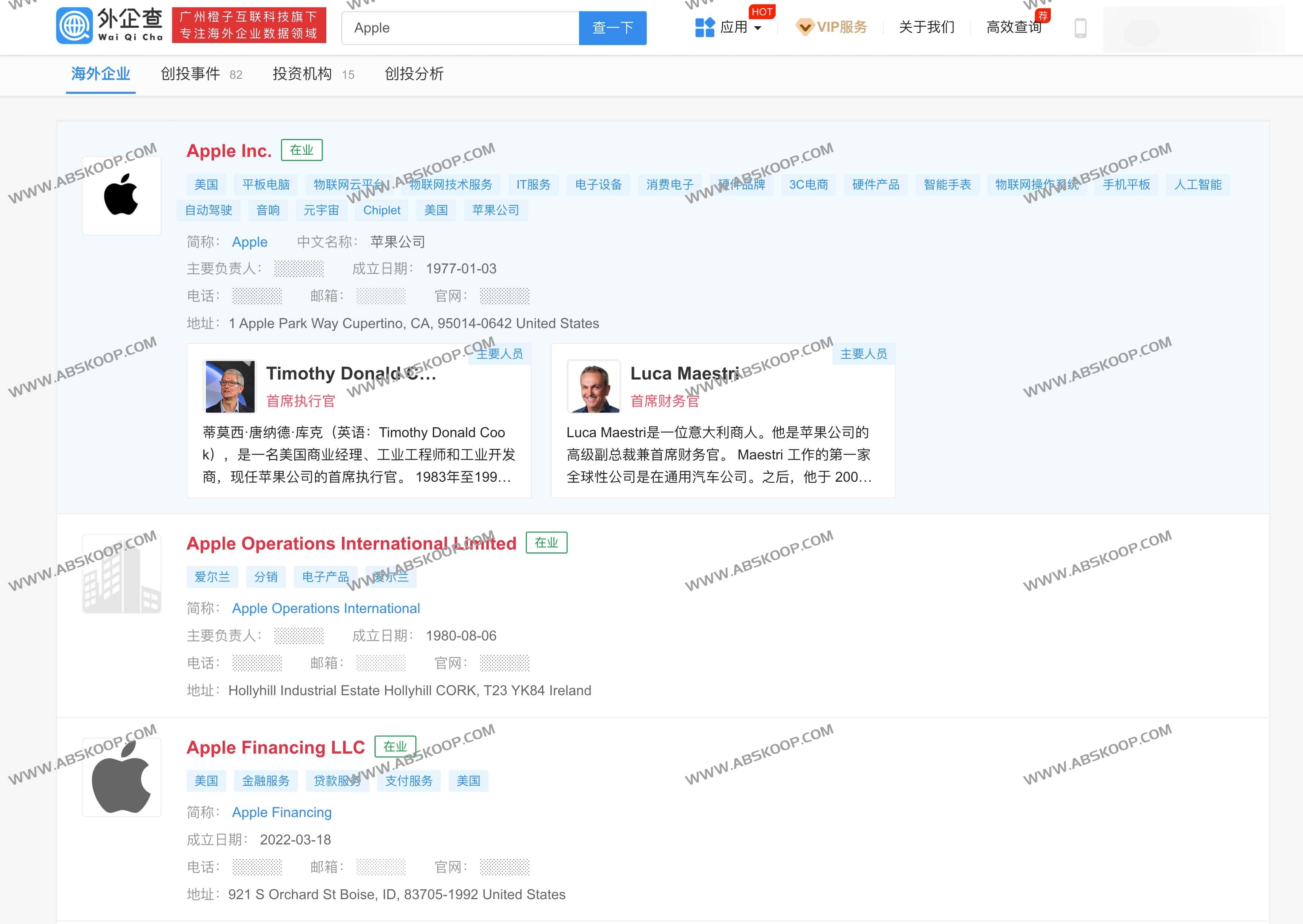 外企查-海外企业查询 海外商业查询平台 外企查-海外企业查询 商业查询平台