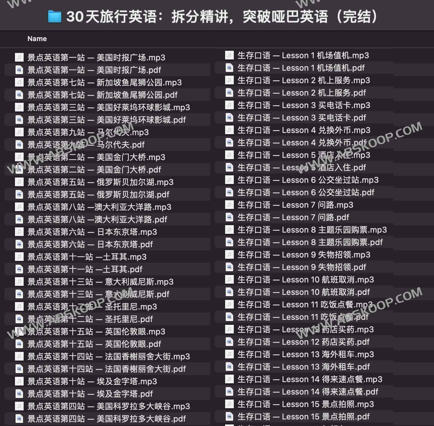 30天轻松搞定出国生存英语 30天轻松搞定出国生存英语