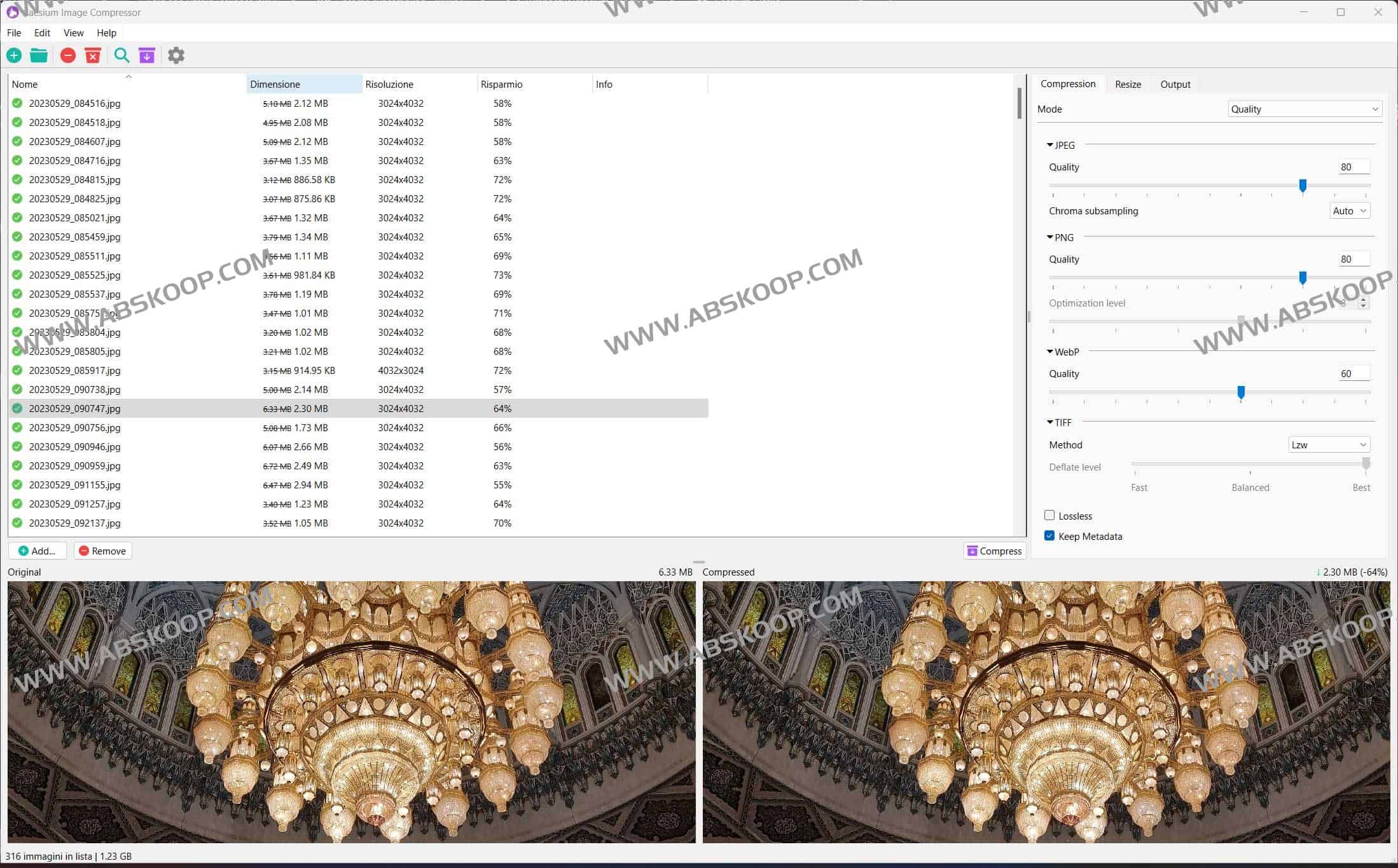 Caesium Image Compressor-开源跨平台图片压缩工具 Caesium Image Compressor-开源跨平台图片压缩工具