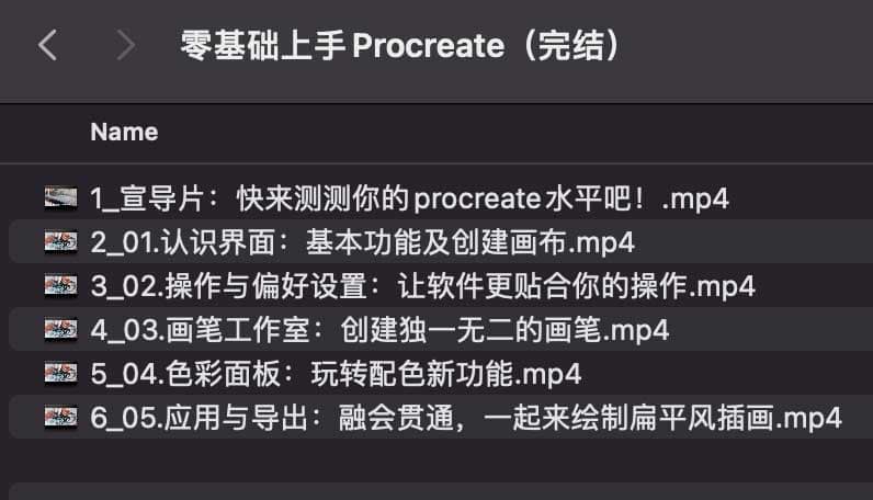 零基础上手Procreate(完结) 零基础上手Procreate(完结)