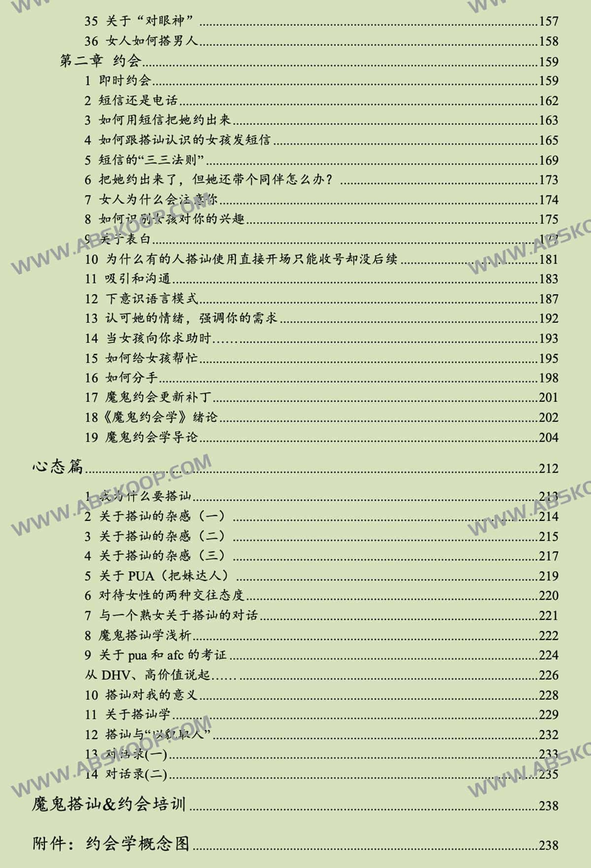 魔鬼搭讪&约会大全 魔鬼搭讪 约会大全