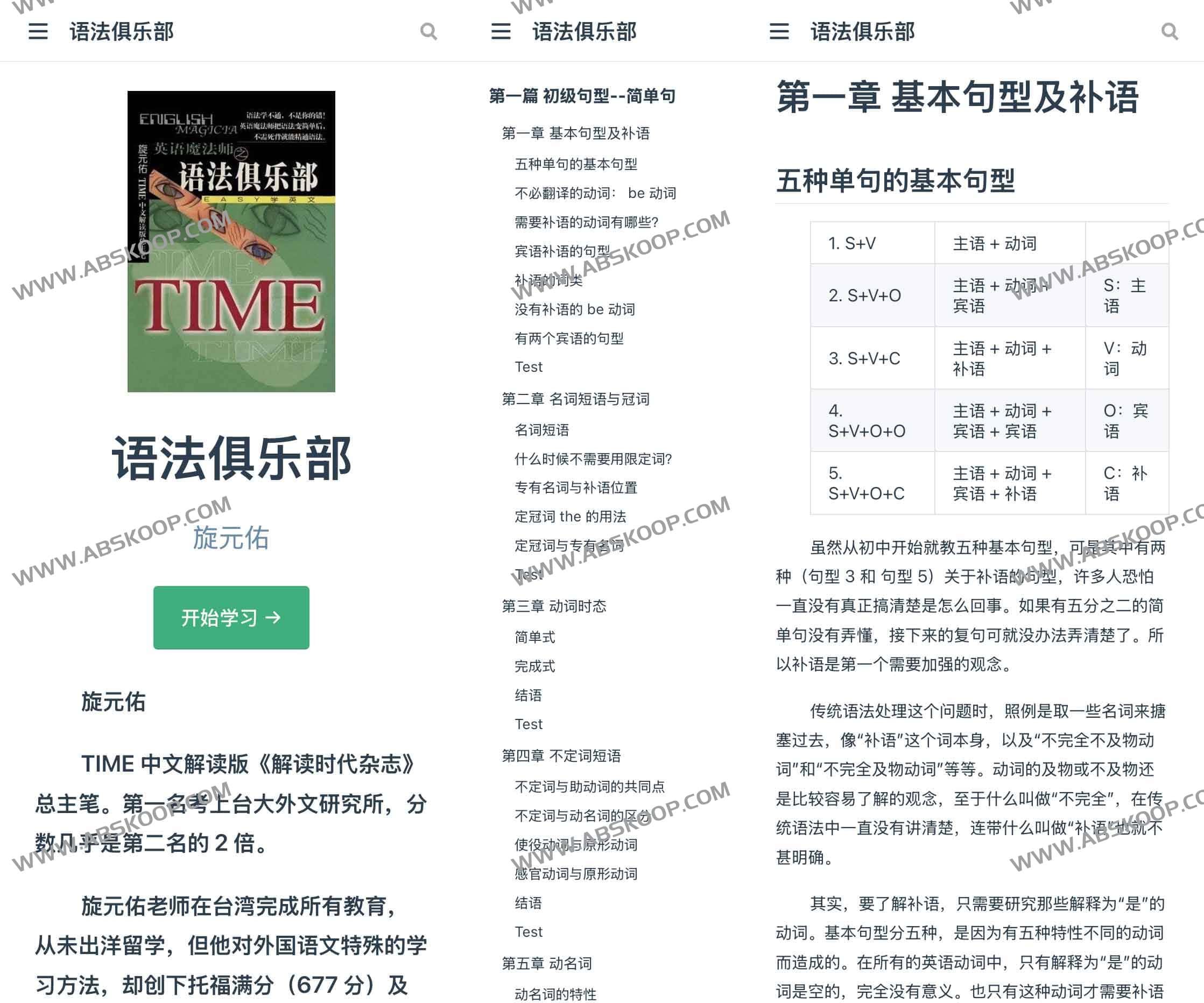旋元佑 英语魔法师之语法俱乐部 在线阅读 旋元佑 英语魔法师之语法俱乐部 在线阅读
