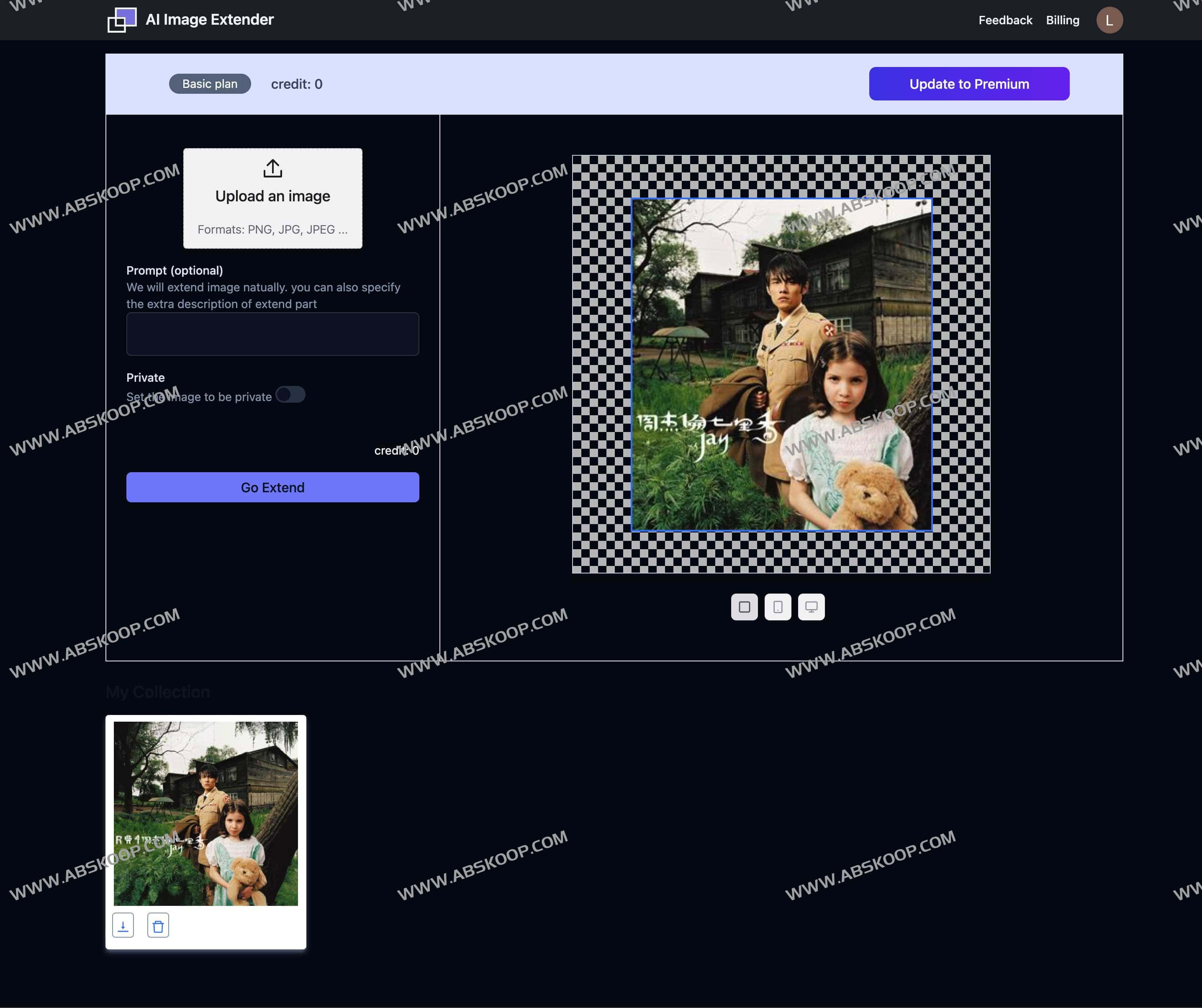 AI图像扩展器 使用 AI 扩展你的图像背景-AI image extender AI图像扩展器 使用 AI 扩展你的图像背景-AI image extender