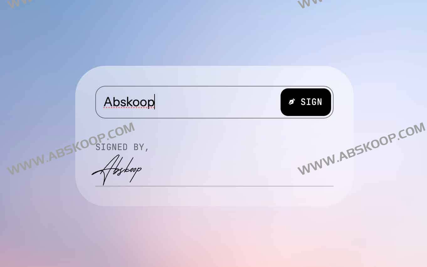 开源在线签名工具:Signature animation 开源在线签名工具:Signature animation