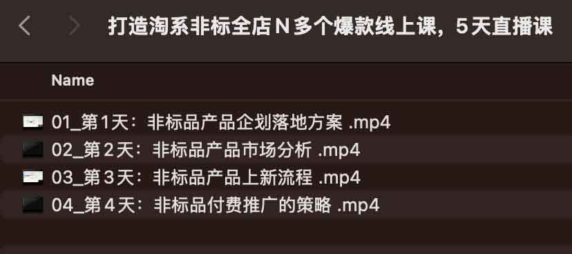 打造淘系非标全店N多个爆款线上课,5天直播课 打造淘系非标全店N多个爆款线上课,5天直播课