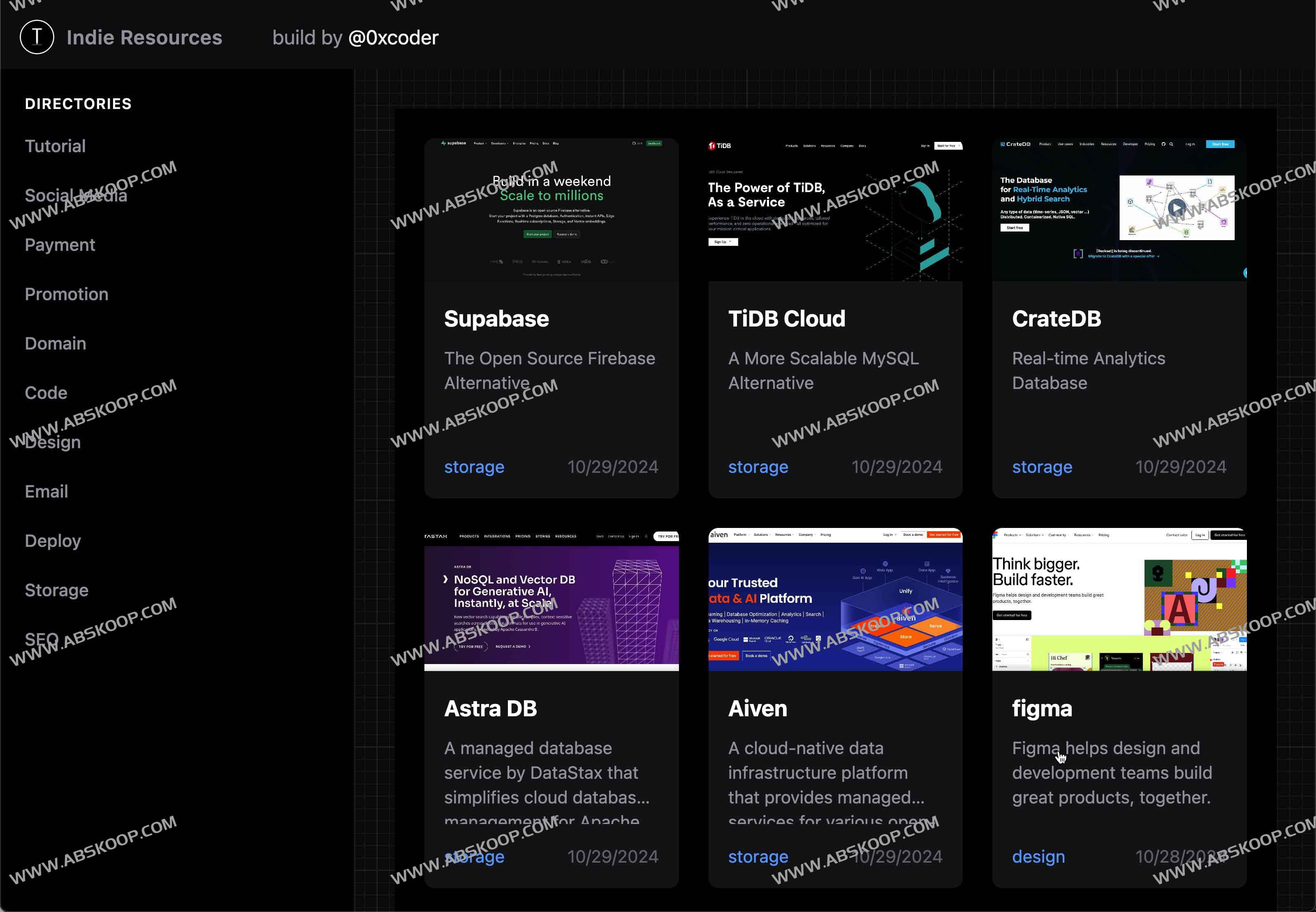 Indie Resources:1000+独立开发者免费资源 Indie Resources:1000+独立开发者免费资源