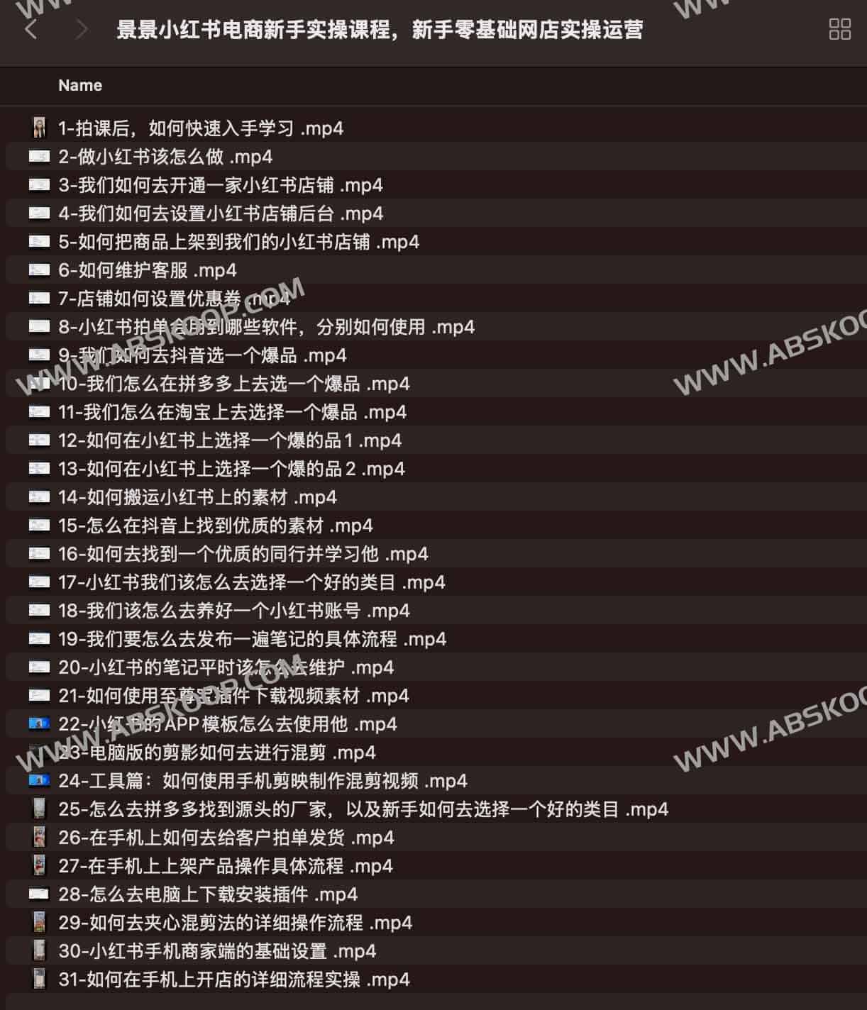 景景小红书电商新手实操课程,新手零基础网店实操运营 景景小红书电商新手实操课程,新手零基础网店实操运营