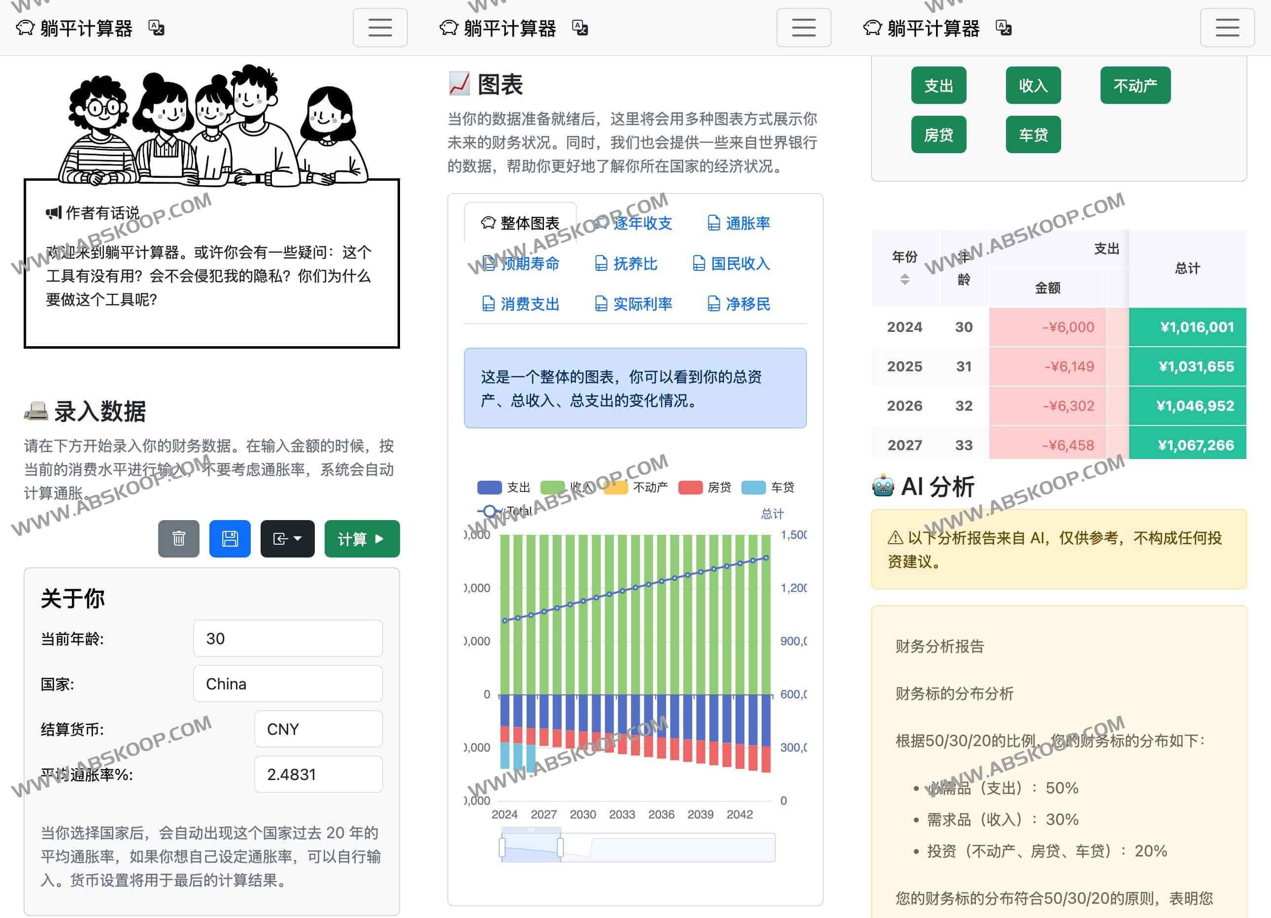 Future Planner - 躺平计算器 Future Planner - 躺平计算器