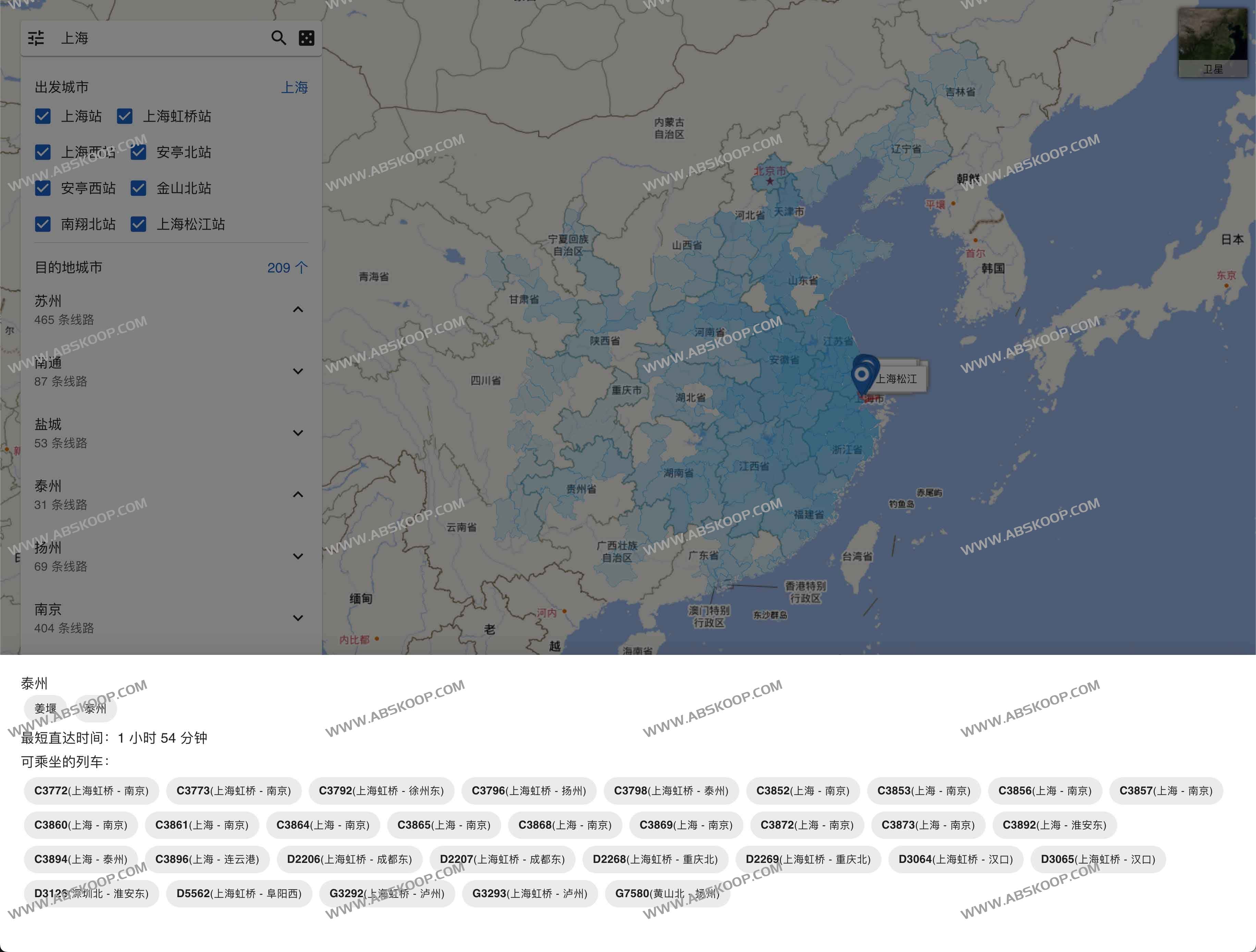 多寻地图:一键查询全国任意城市、地点的铁路、公交交通辐射范围 多寻地图:一键查询全国任意城市、地点的铁路、公交交通辐射范围