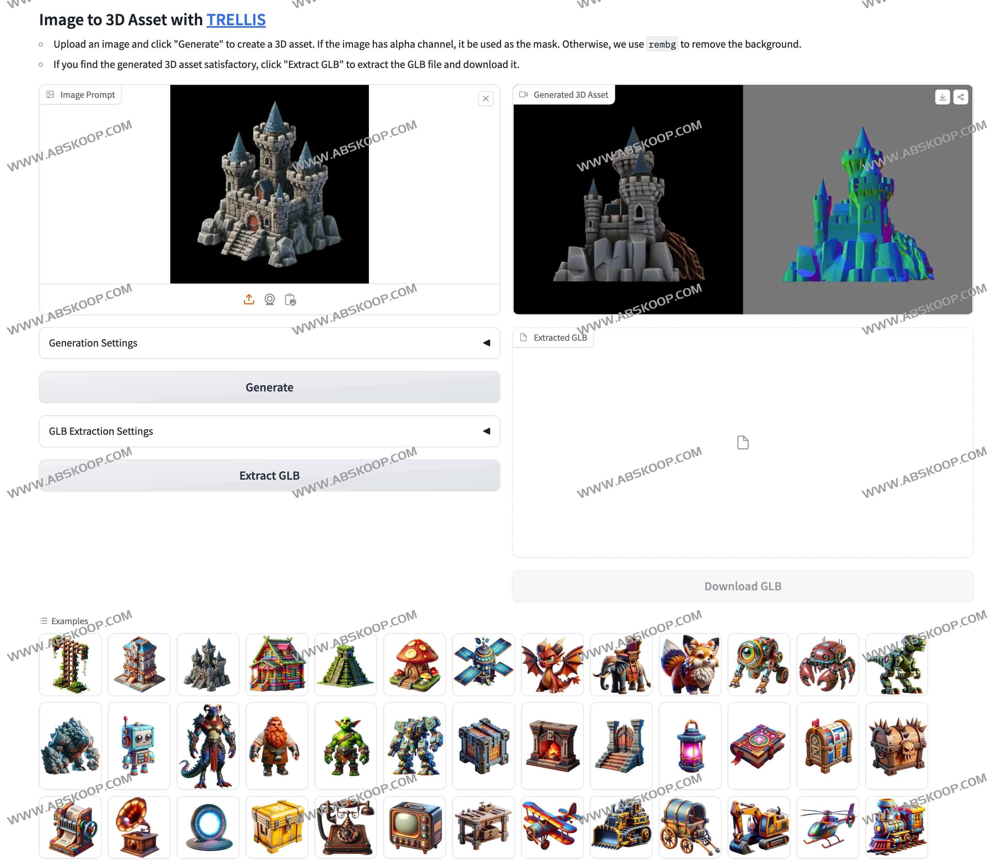 微软开源图片到3D模型生成模型-TRELLIS 微软开源图片到3D模型生成模型-TRELLIS