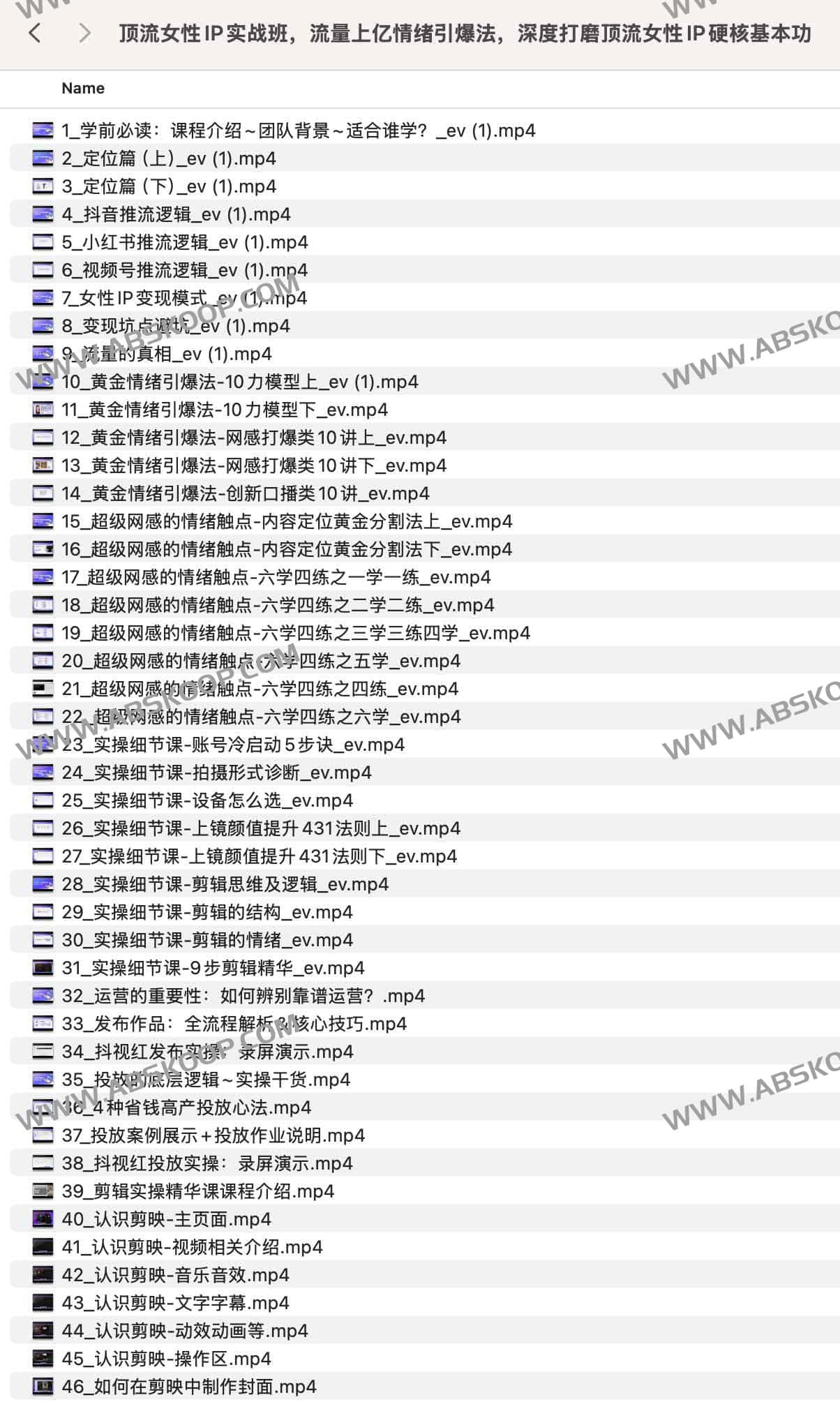 顶流女性IP实战班,流量上亿情绪引爆法,深度打磨顶流女性IP硬核基本功 顶流女性IP实战班,流量上亿情绪引爆法,深度打磨顶流女性IP硬核基本功