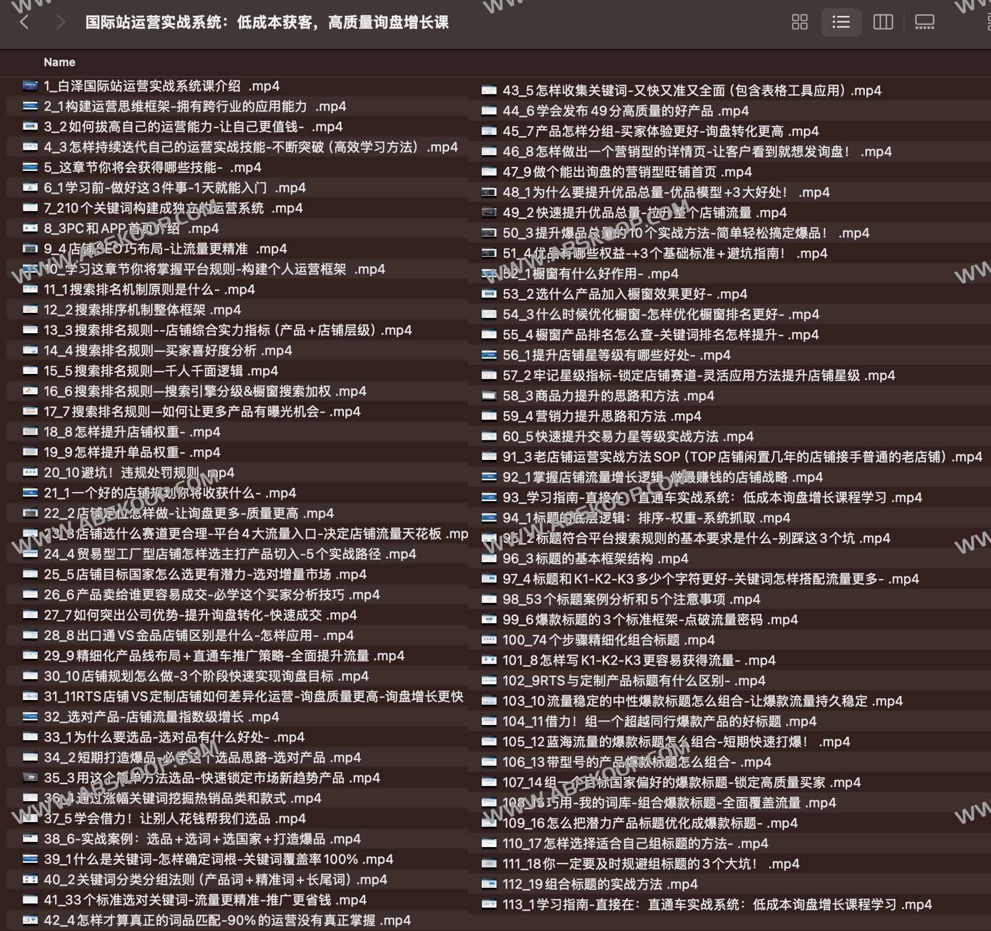 国际站运营实战系统:低成本获客,高质量询盘增长课 国际站运营实战系统:低成本获客,高质量询盘增长课