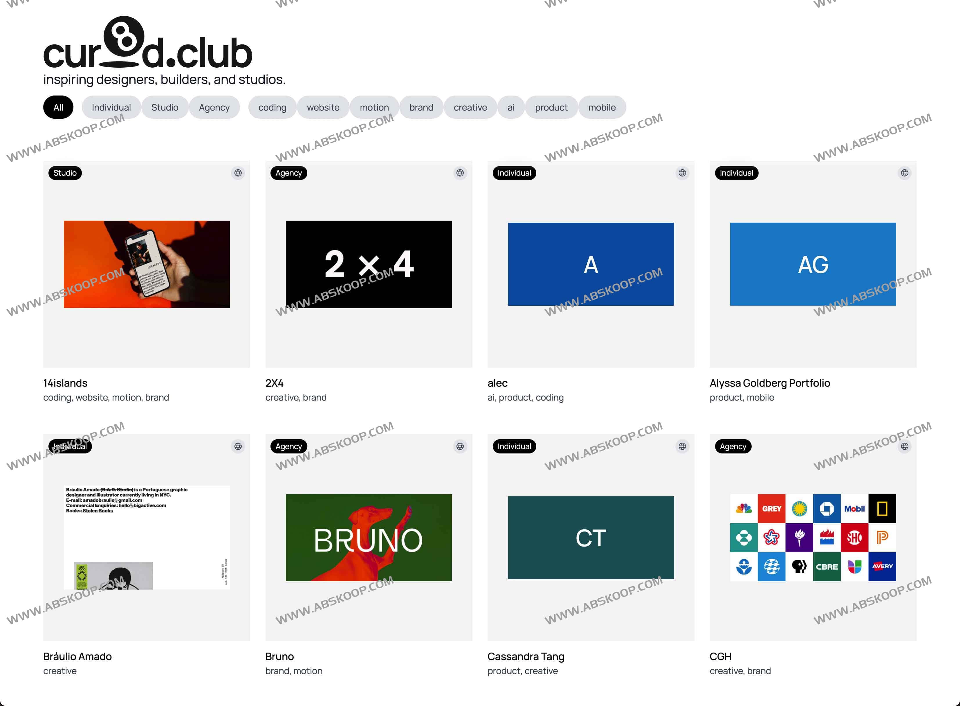 cur8d.club:设计师创意资源导航,激发无限灵感与实践参考 cur8d.club:设计师创意资源导航全,激发无限灵感与实践参考
