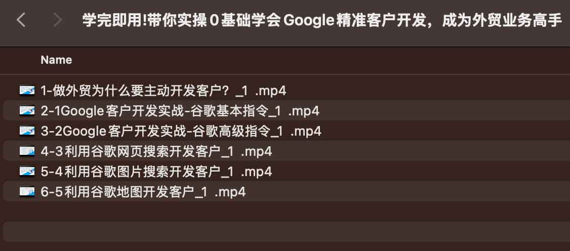 学完即用!带你实操0基础学会Google精准客户开发,成为外贸业务高手 学完即用!带你实操0基础学会Google精准客户开发,成为外贸业务高手
