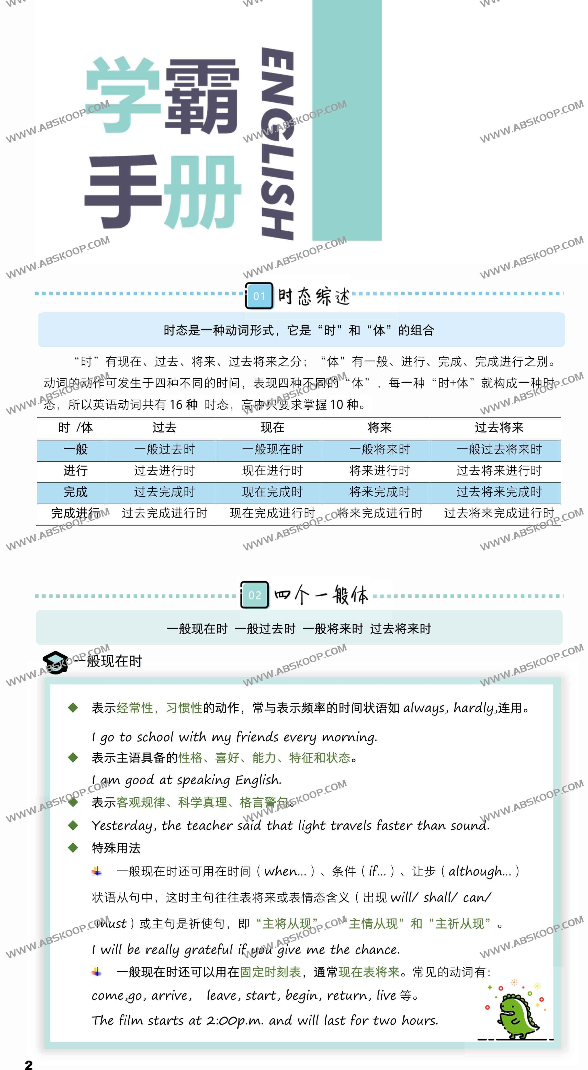 学而思英语学霸手册 学而思英语学霸手册