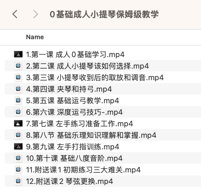 0基础成人小提琴保姆级教学 0基础成人小提琴保姆级教学
