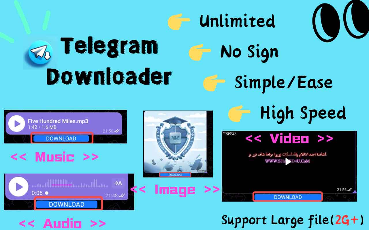Telegram全能下载器 免费无水印高清视频与多媒体一键提取:Telegram Downloader Telegram全能下载器 免费无水印高清视频与多媒体一键提取:Telegram Downloader