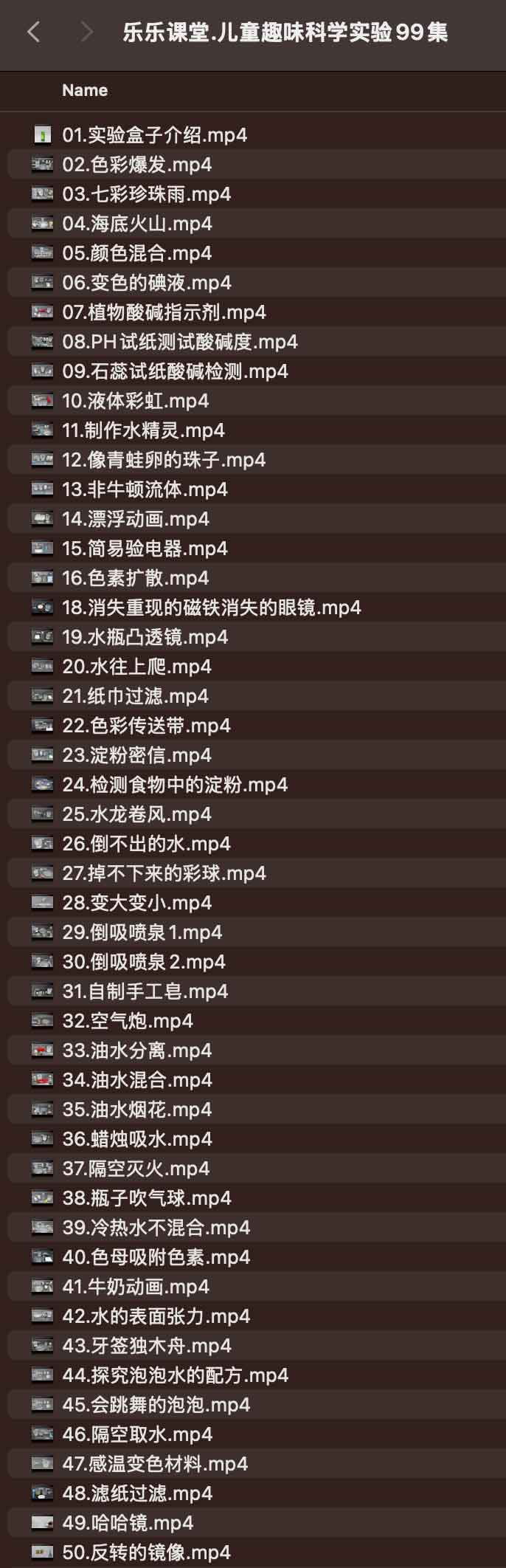乐乐课堂.儿童趣味科学实验99集 乐乐课堂.儿童趣味科学实验99集