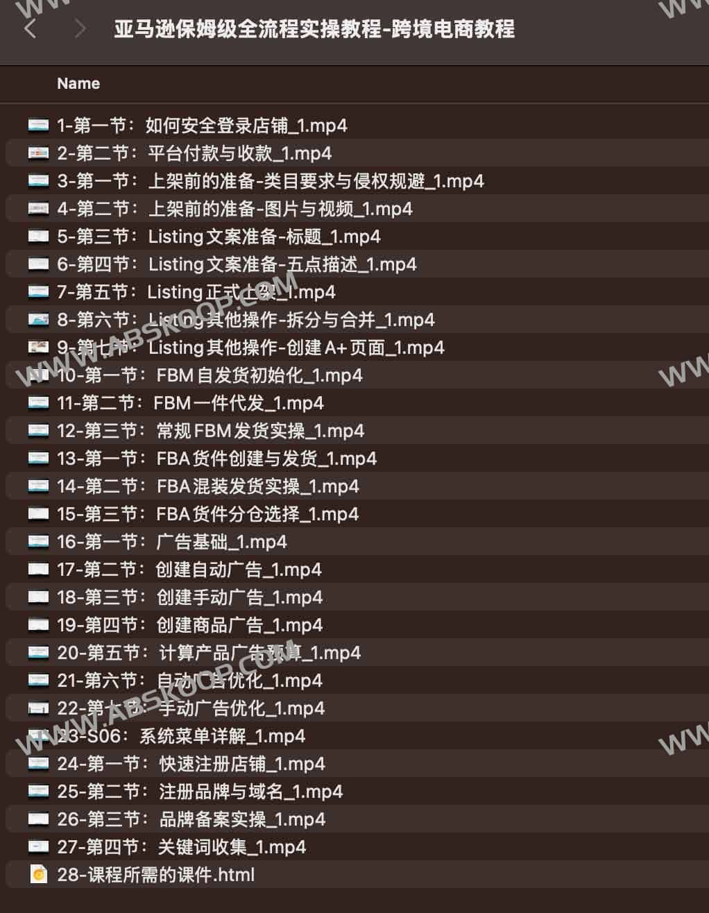 亚马逊保姆级全流程实操教程-跨境电商教程 亚马逊保姆级全流程实操教程-跨境电商教程