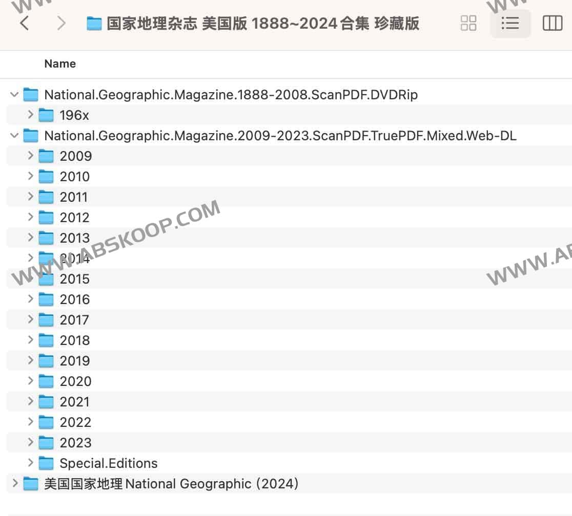 国家地理杂志 美国版 1888~2024合集 珍藏版 国家地理杂志 美国版 1888~2024合集 珍藏版