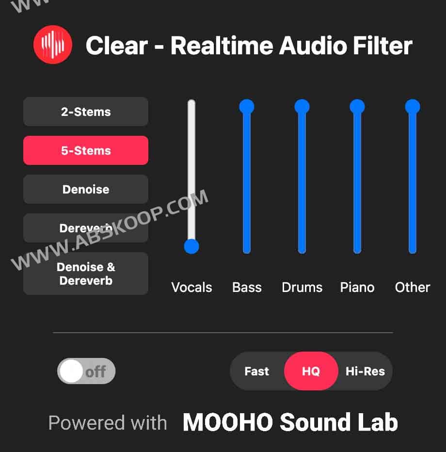 Clear - 有道AI实时音轨分离人声增强插件 Clear - 有道AI实时音轨分离人声增强插件