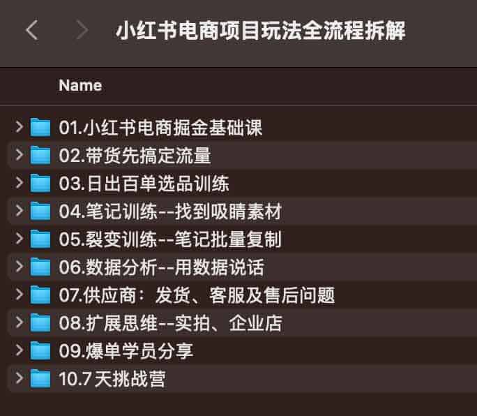 小红书电商项目玩法全流程拆解 小红书电商项目玩法全流程拆解