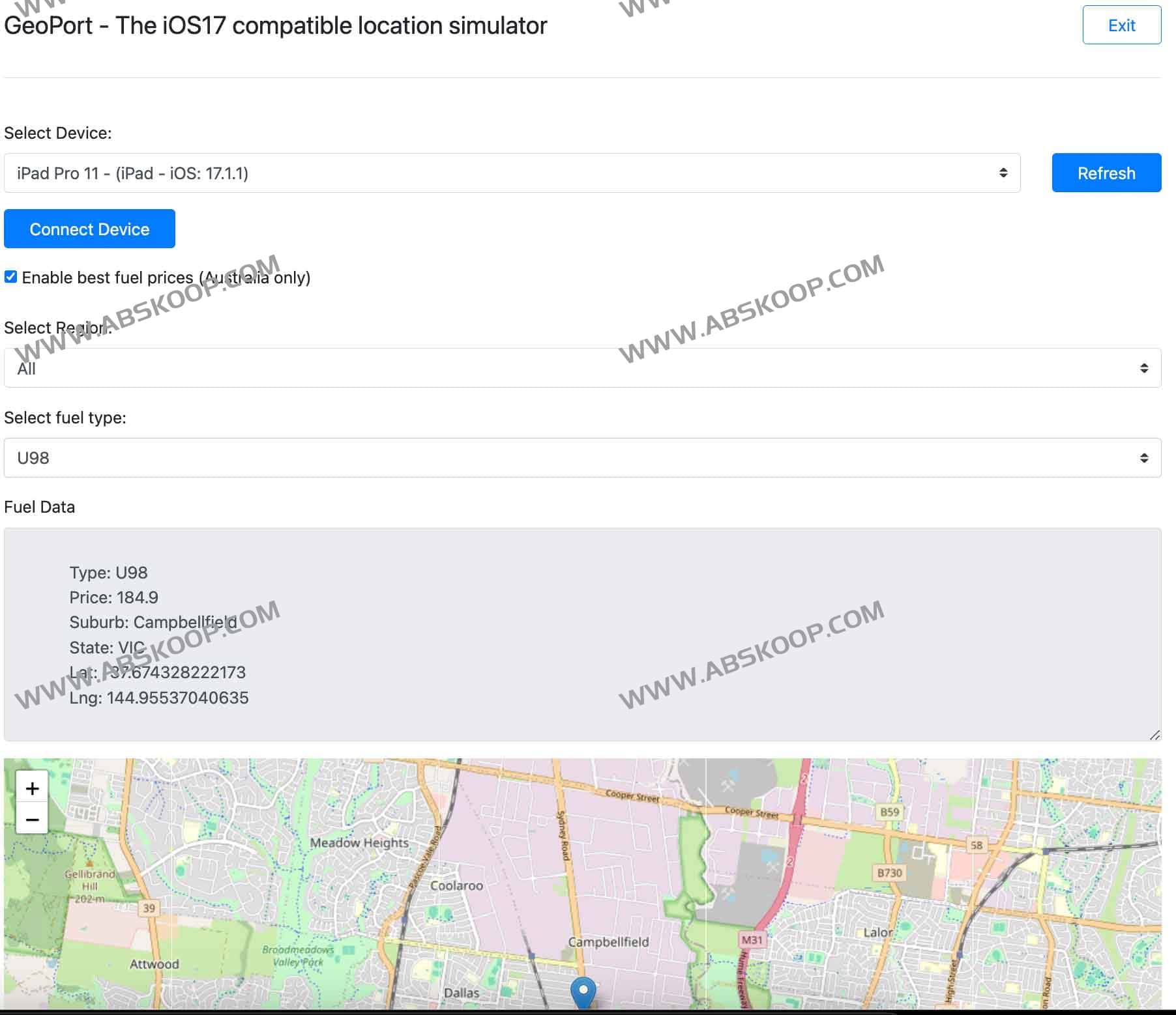 GeoPort:iOS虚拟定位神器 一键伪装全球位置,支持Wi-Fi无线与跨平台 GeoPort:iOS虚拟定位神器 一键伪装全球位置,支持Wi-Fi无线与跨平台