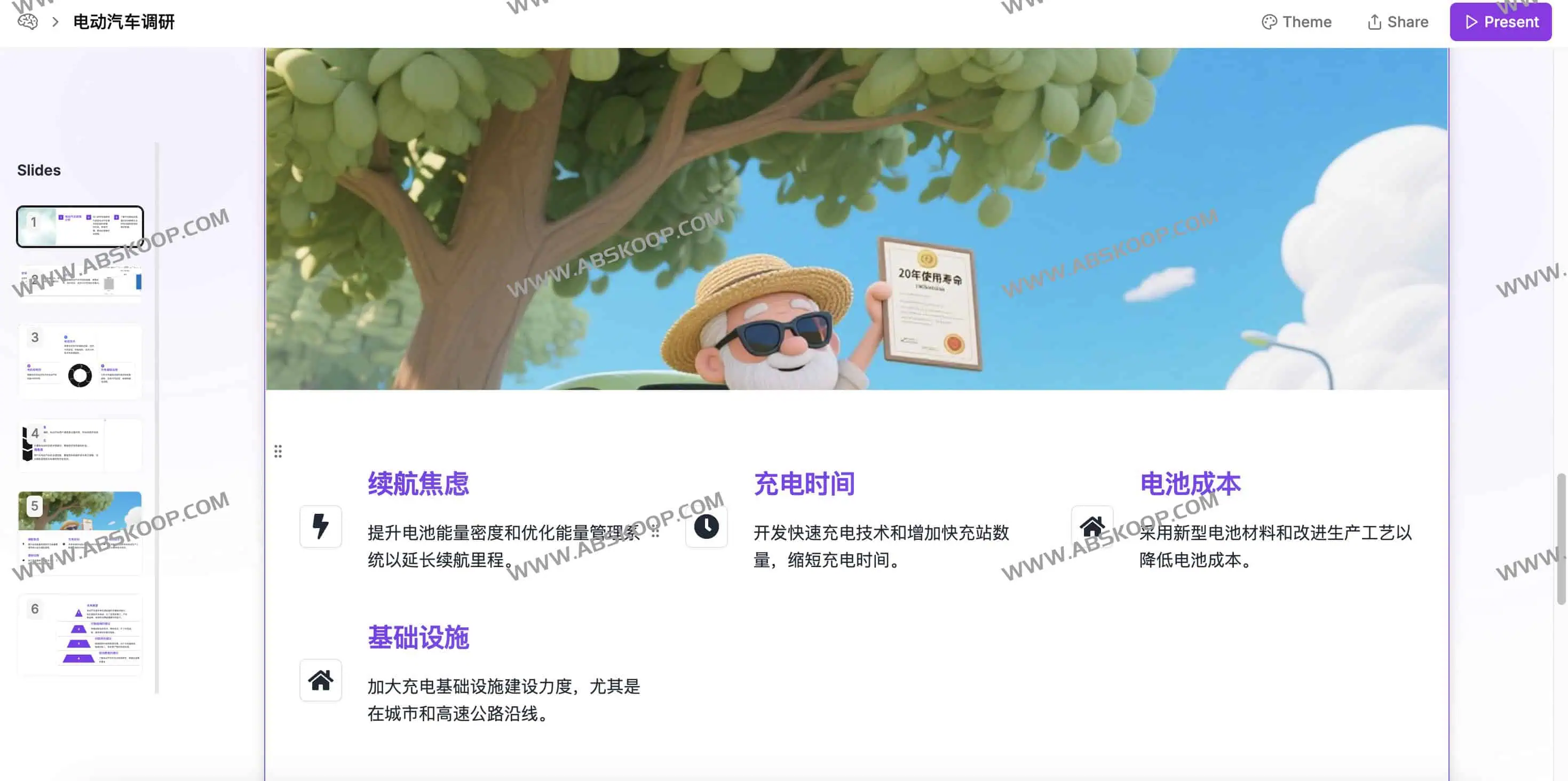 MultiAgentPPT:多智能体流式生成高质量PPT工具 流式生成PPT