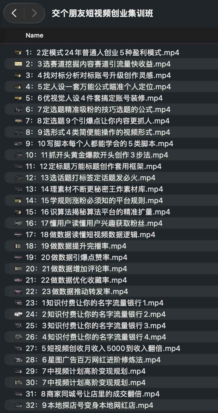 交个朋友短视频创业集训班 交个朋友短视频创业集训班