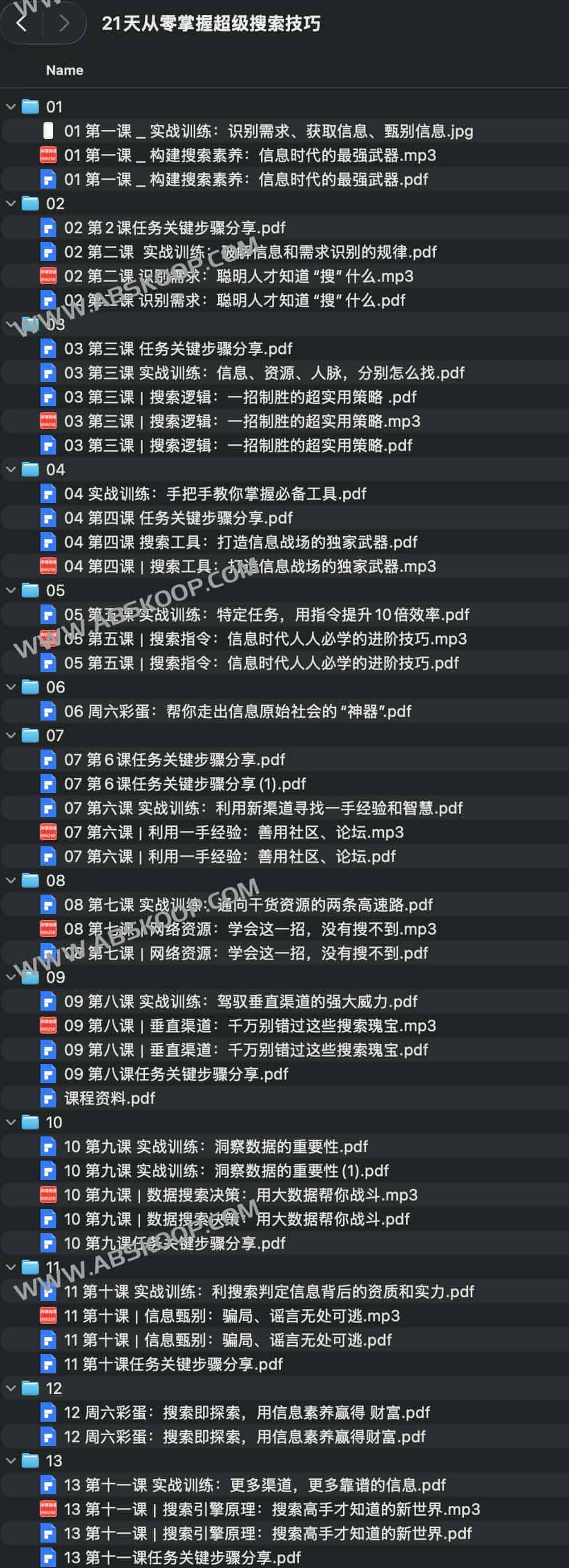 21天从零掌握超级搜索技巧 21天从零掌握超级搜索技巧