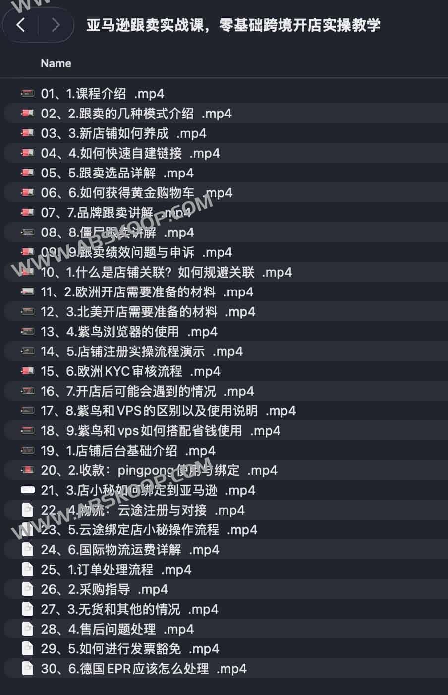 亚马逊跟卖实战课,零基础跨境开店实操教学 亚马逊跟卖实战课,零基础跨境开店实操教学