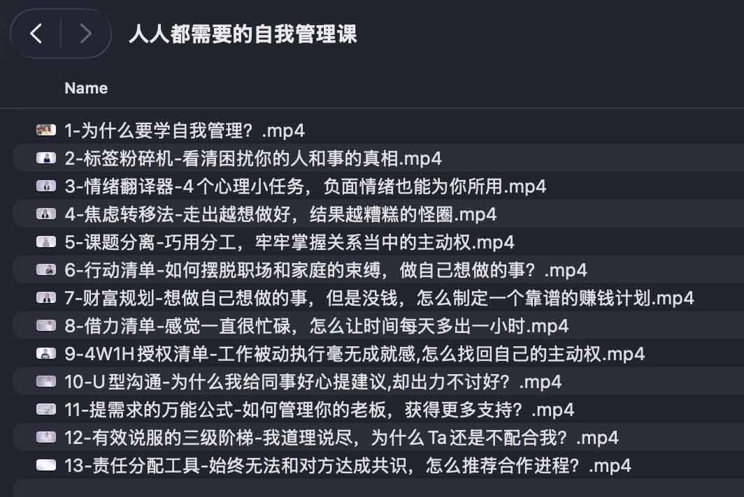 人人都需要的自我管理课 人人都需要的自我管理课