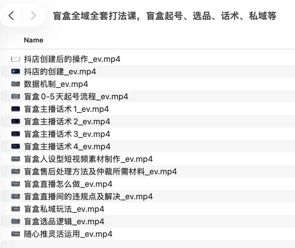 盲盒全域运营实战课:从起号到私域,全链路提升你的抖店爆单力 盲盒全域运营实战课:从起号到私域,全链路提升你的抖店爆单力