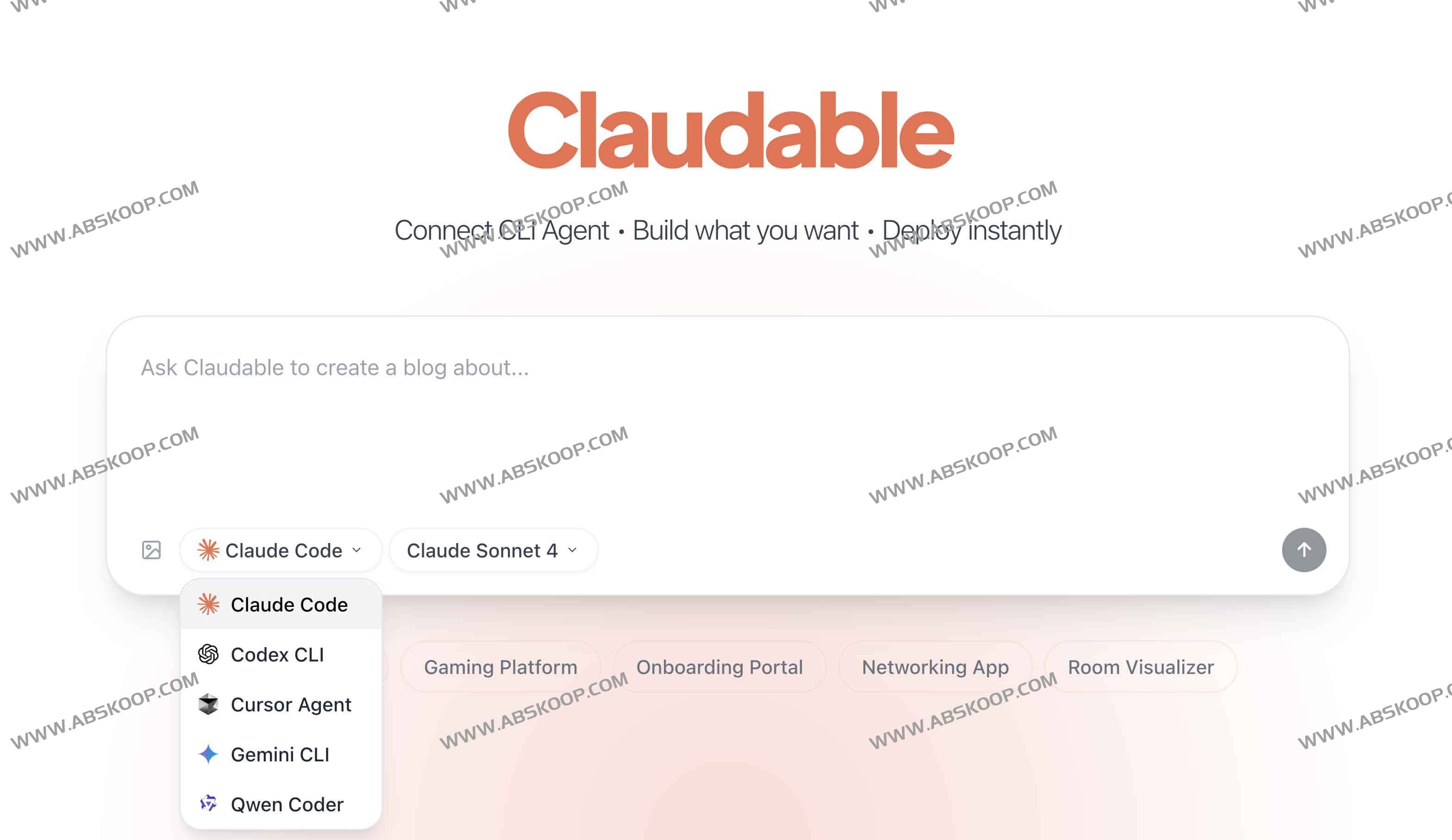 Claudable:开源AI Web构建器,秒级生成可部署应用 Claudable:开源AI Web构建器,秒级生成可部署应用
