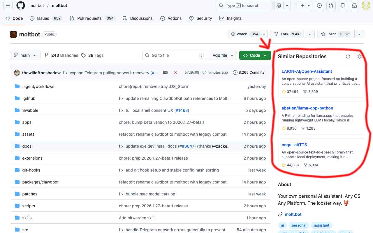 GitHub相似项目推荐工具:用 AI 做开源选型与竞品尽调(SimilarRepos) GitHub相似项目推荐工具:用 AI 做开源选型与竞品尽调(SimilarRepos)